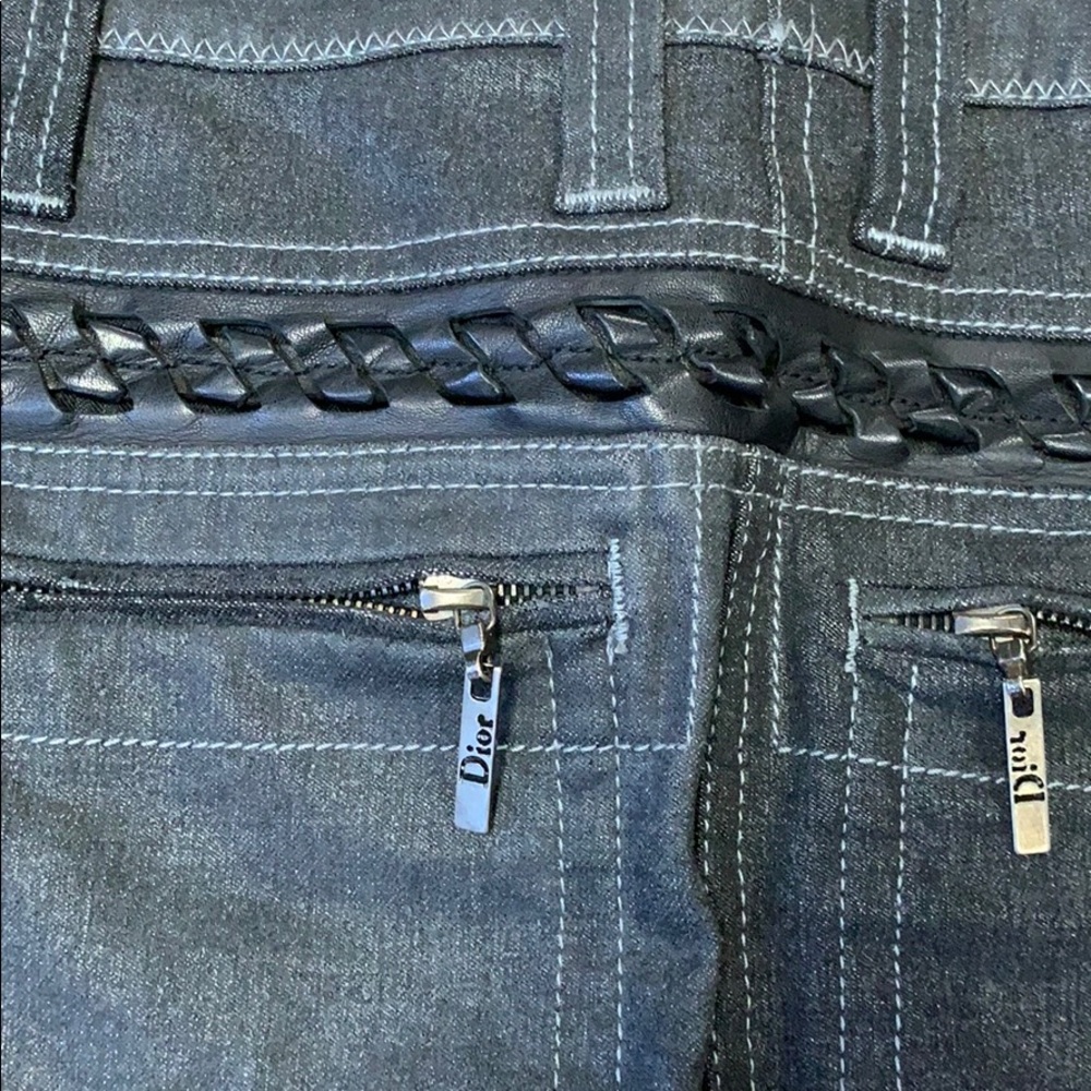 Christian Dior denim skirt. Size 2 - Picture 3 of 5